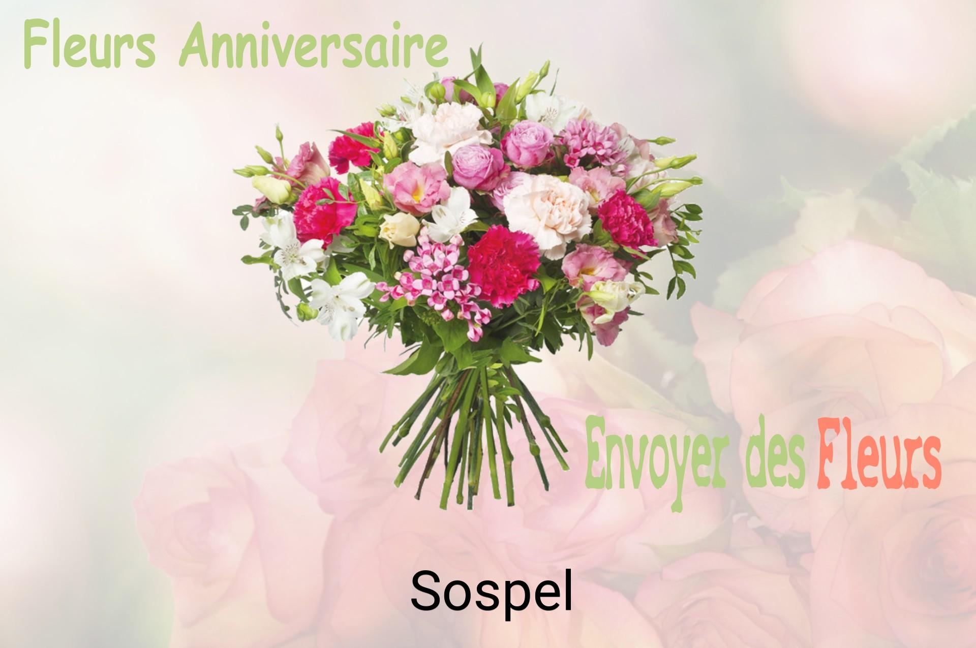 Bouquet de fleurs d’anniversaire livré à Sospel